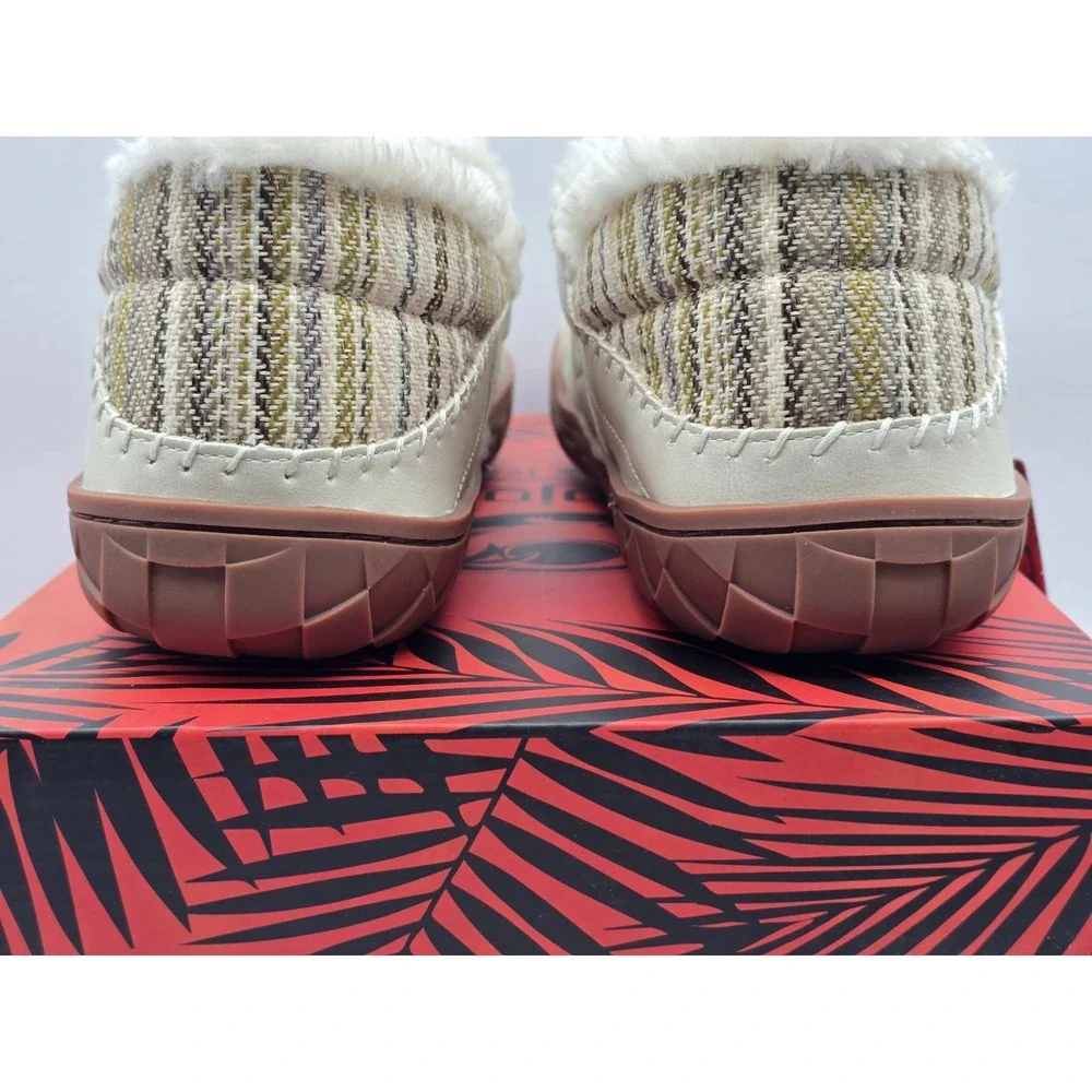 Flojos Unisex Gracias‎ Slipper Slip-Ons Shoes Ivory/Gum Size M13/W14 SLP1105 NEW - Picture 7 of 13